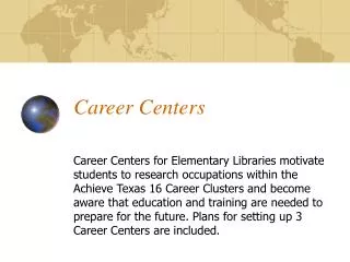 Career Centers