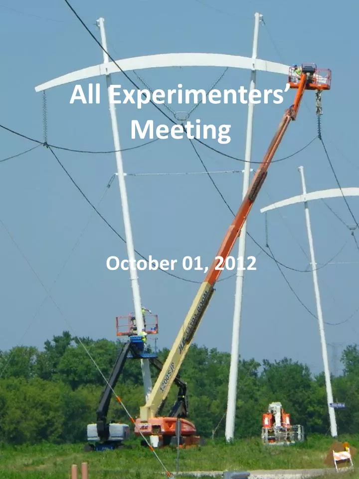 all experimenters meeting