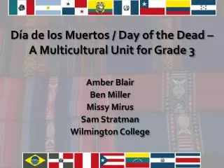 Día de los Muertos / Day of the Dead – A Multicultural Unit for Grade 3