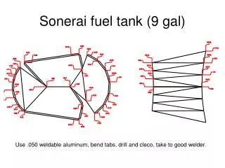 Sonerai fuel tank (9 gal)
