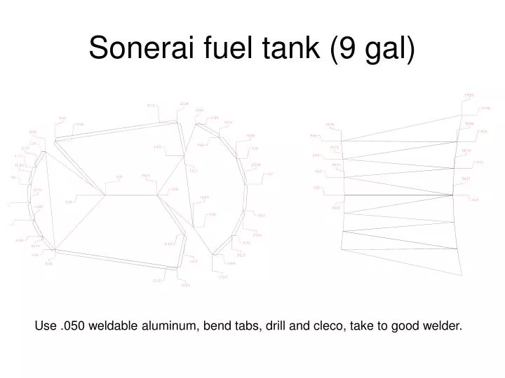 sonerai fuel tank 9 gal