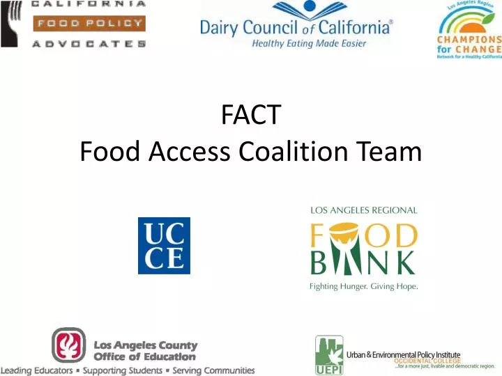 fact food access coalition team