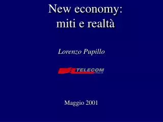 New economy: miti e realtà