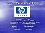 HP - die Marke der Zukunft - slide 1