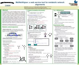 MetNetAligner: a web service tool for metabolic network alignments
