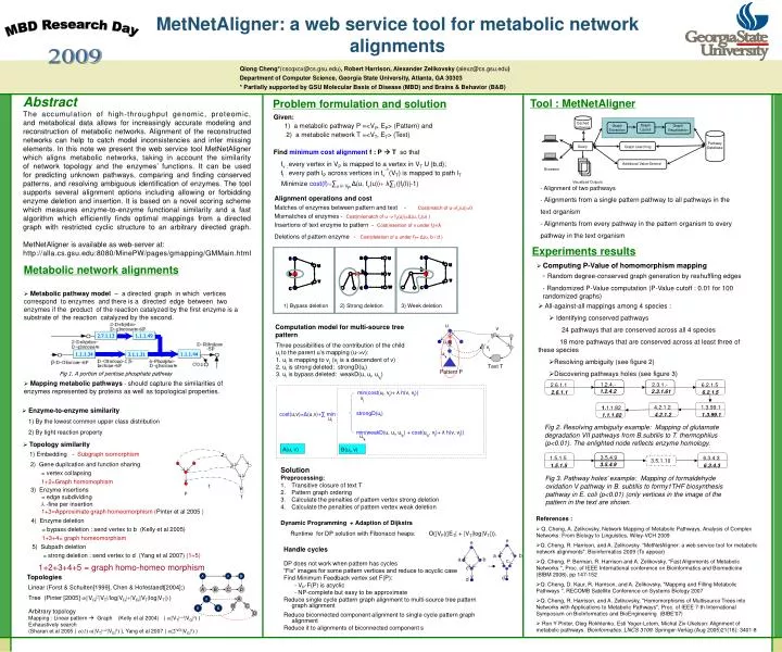 metnetaligner a web service tool for metabolic network alignments