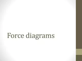 Force diagrams