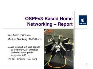 OSPFv3-Based Home Networking – Report