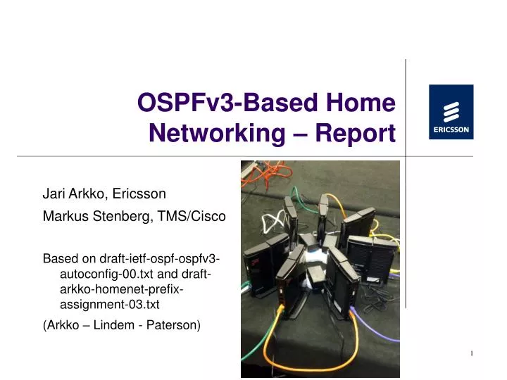 ospfv3 based home networking report