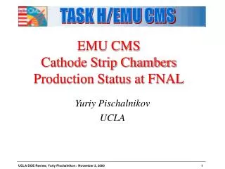 EMU CMS Cathode Strip Chambers Production Status at FNAL