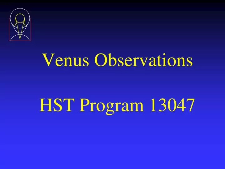 venus observations hst program 13047