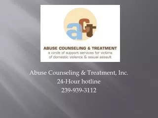 Abuse Counseling &amp; Treatment, Inc. 24-Hour hotline 239-939-3112