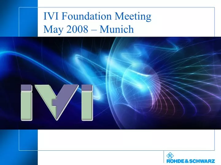 ivi foundation meeting may 2008 munich