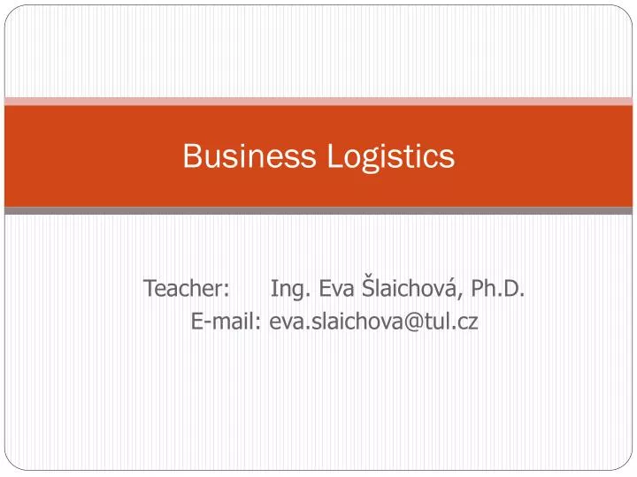 business logistics