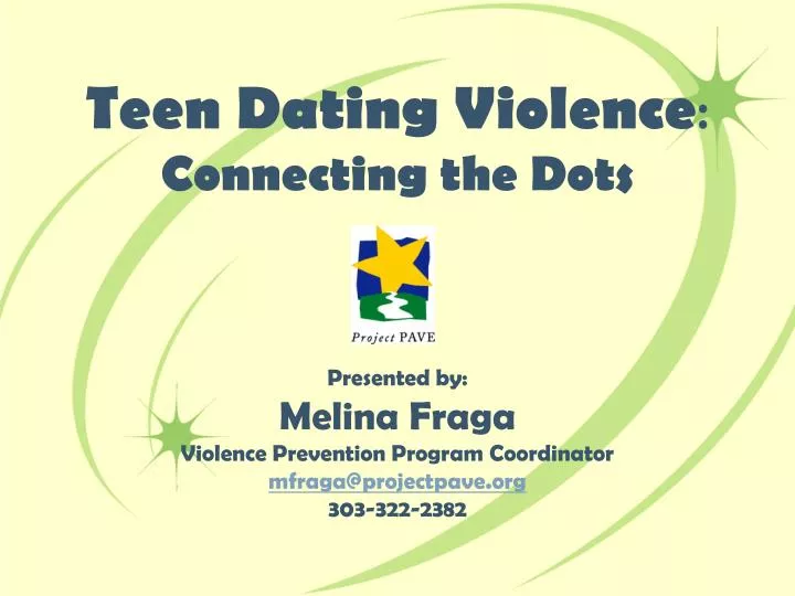 teen dating violence connecting the dots