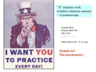 “A” students work (without solutions manual) ~ 10 problems/night .