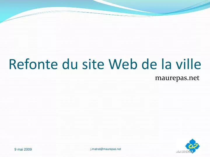 refonte du site web de la ville