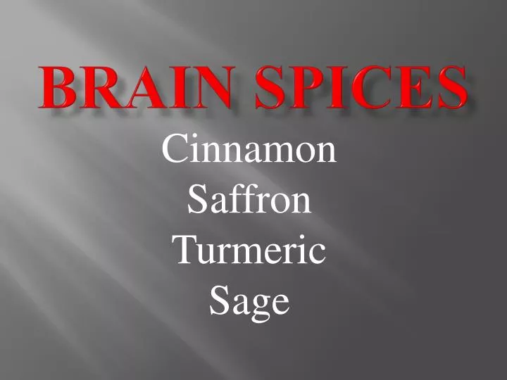 brain spices