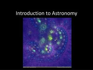Introduction to Astronomy