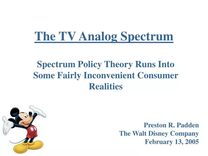 the tv analog spectrum
