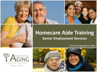 Homecare Aide Training Senior Employment Services