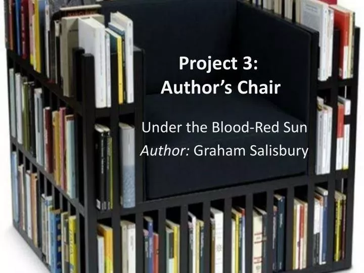 project 3 author s chair