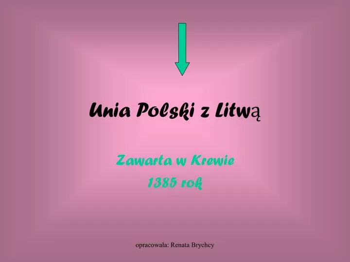 unia polski z litw