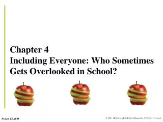 Chapter 4 Including Everyone: Who Sometimes Gets Overlooked in School?