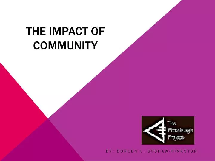 the impact of community