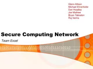 Secure Computing Network