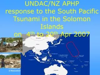 UNDAC/NZ APHP