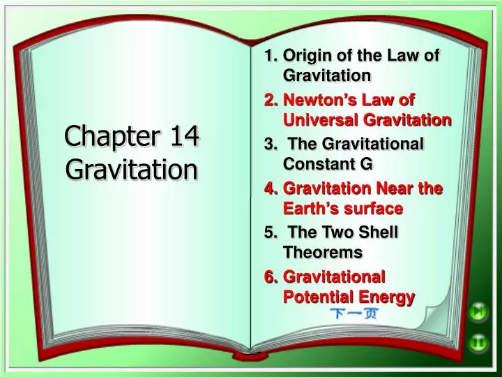 chapter 14 gravitation