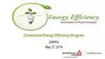 Commercial Energy Efficiency Program