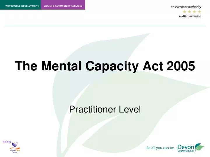 the mental capacity act 2005