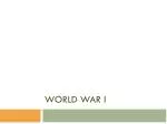 The Alliances and Tensions Leading to World War I - slide 1