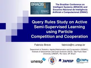 Query Rules Study on Active Semi-Supervised Learning using Particle Competition and Cooperation