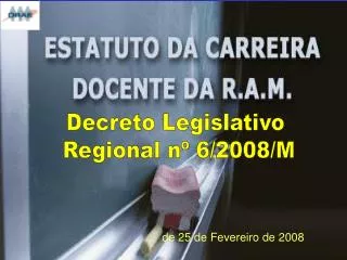 Decreto Legislativo Regional nº 6/2008/M