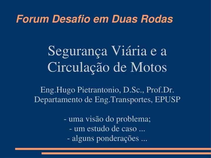 forum desafio em duas rodas