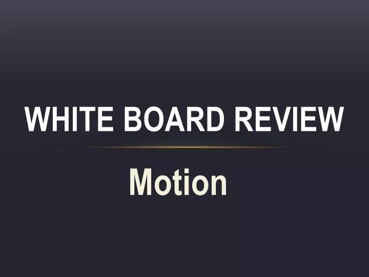 white board review