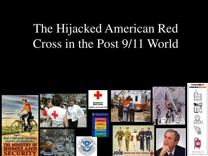 the hijacked american red cross in the post 9 11 world