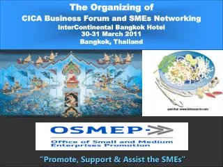The Organizing of CICA Business Forum and SMEs Networking