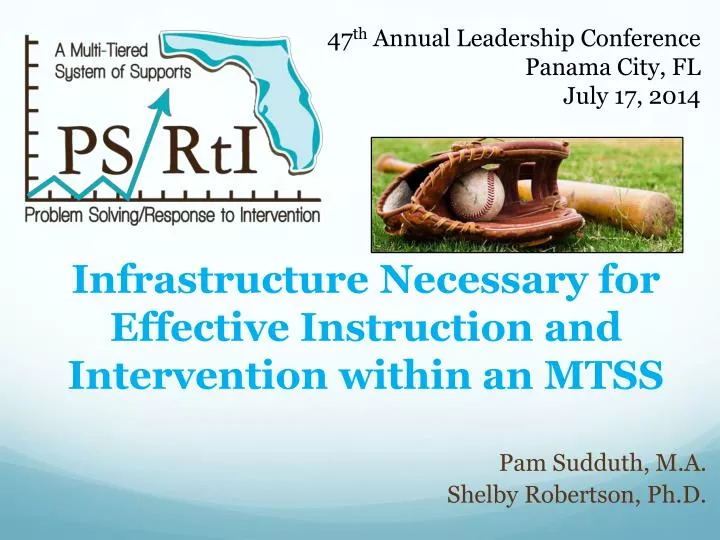 infrastructure necessary for effective instruction and intervention within an mtss