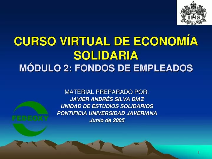 curso virtual de econom a solidaria m dulo 2 fondos de empleados