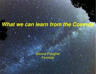 Brenna Flaugher Fermilab
