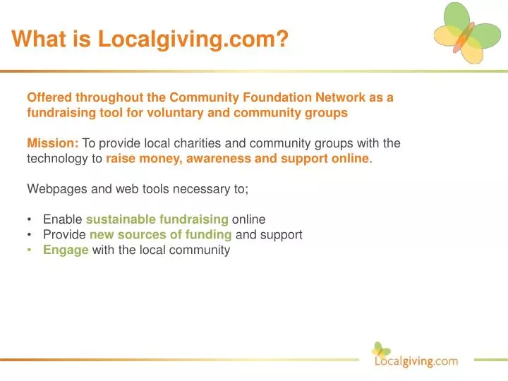 what is localgiving com