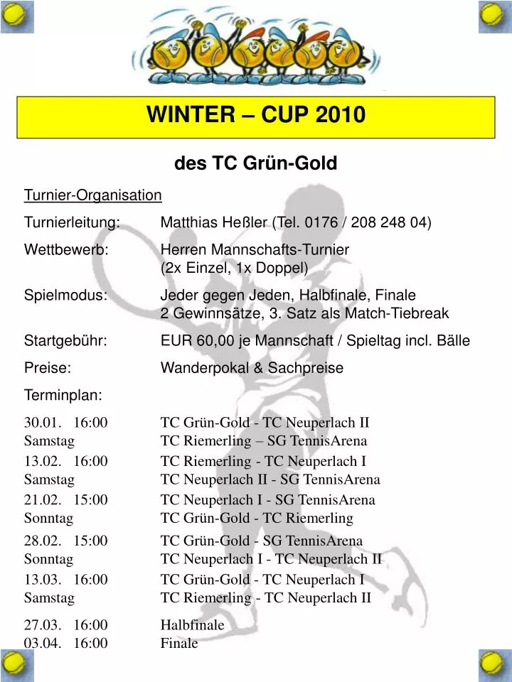 winter cup 2010