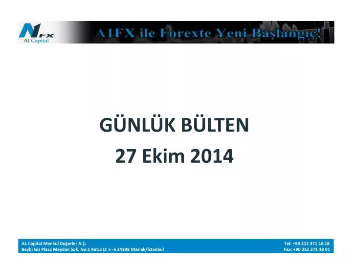 g nl k b lten 27 ekim 2014