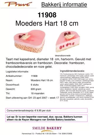 11908 Moeders Hart 18 cm