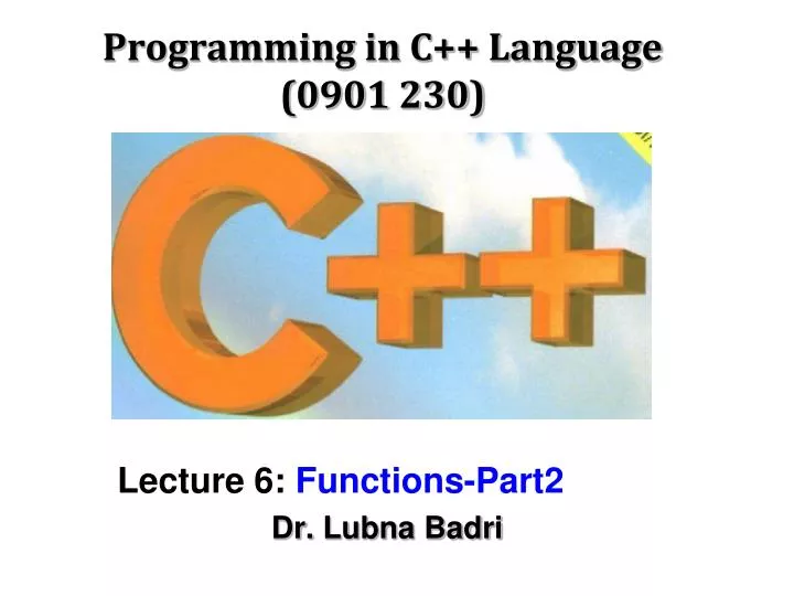 programming in c language 0901 230