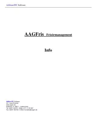 AAGFris Frisörmanagement